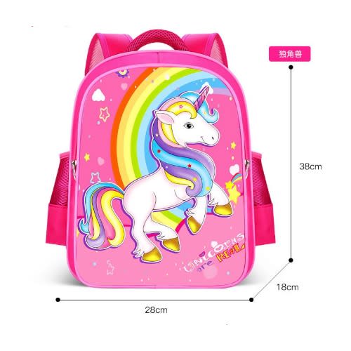 Unicorn Lightweight Waterproof Schoolbag For Kids