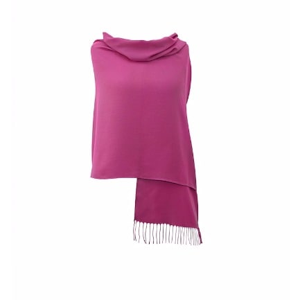 Silky Soft Plain Pashmina - Bubblegum Pink