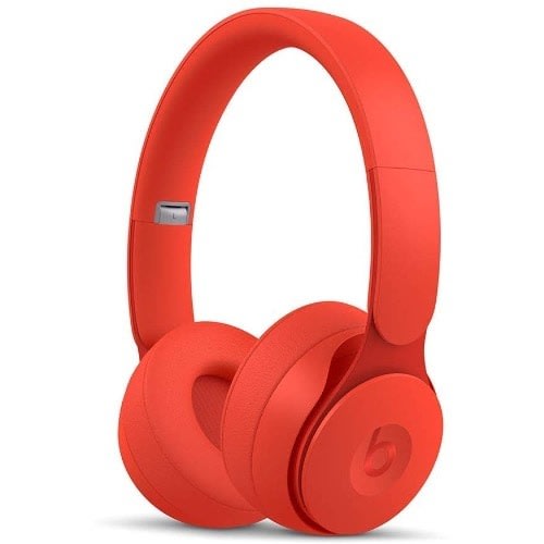 Solo Pro Bluetooth Wireless Noise-canceling On-ear Headphones - Red