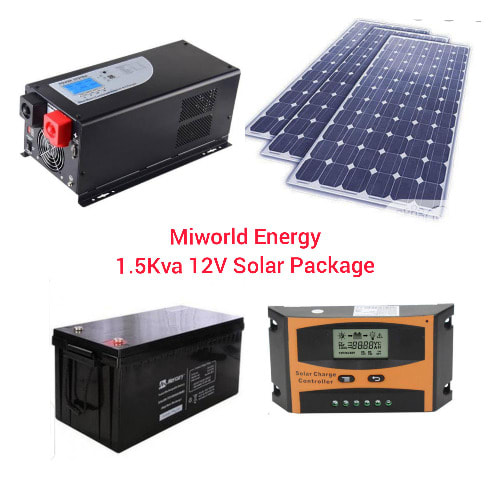 1.5kva 12v Pure Sine Wave Solar Package
