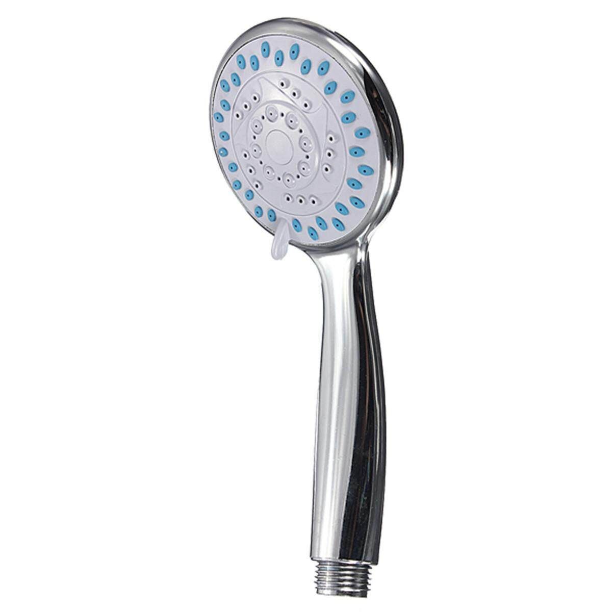 Chrome Shower Head With 5 Function Spray Anti-limescale Universal Home Bathroom