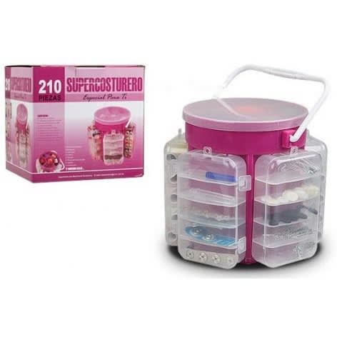 Adapter And Foot Pedal Sewing Machine + 210piece Deluxe Sewing Kit