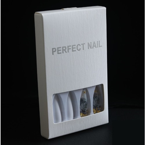 Ballet Coffin Full Cover Long Press On Nail - Sm14220273  - 24 Pieces