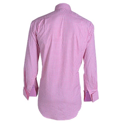 Checked Detailed Premium Shirt - Pink-msht-535