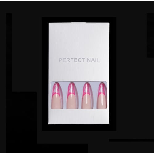 Ballet Coffin Full Cover Long Press On Nail - Sm14210601  - 24 Pieces