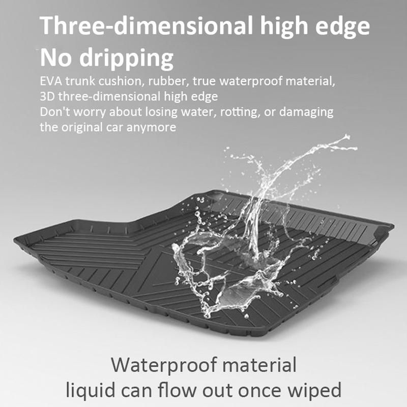 Car EVA Rear Trunk Mats For Geely Coolray Binyue SX11 MK1 2018-2024 Waterproof Trunk Storage Pads Cargo Carpets Auto Accessories