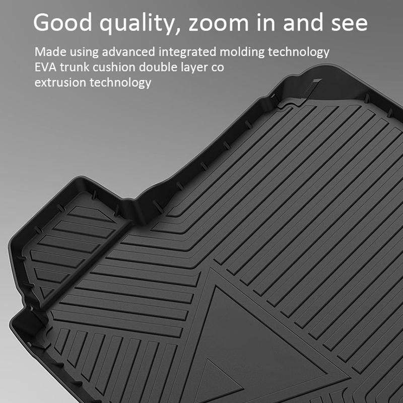 Car EVA Rear Trunk Mats For Geely Coolray Binyue SX11 MK1 2018-2024 Waterproof Trunk Storage Pads Cargo Carpets Auto Accessories