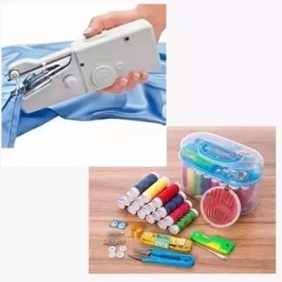 Handy Stitch Portable Cordless Sewing Machine + Free Sewing Kit