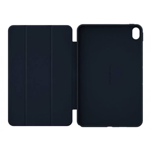 Shockproof Leather Flip Cover For Nokia T20 - Black