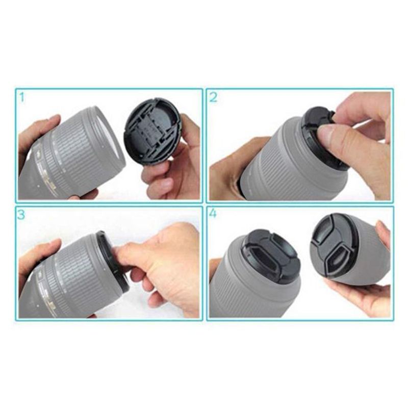 Center Pinch Camera Cap For Canon 49mm