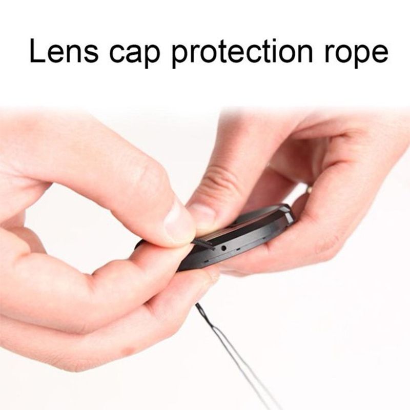 Center Pinch Camera Cap For Canon 49mm