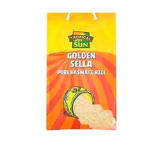 Tropical Sun Golden Sella Pure Basmati Rice 5kg - Pack Of 2