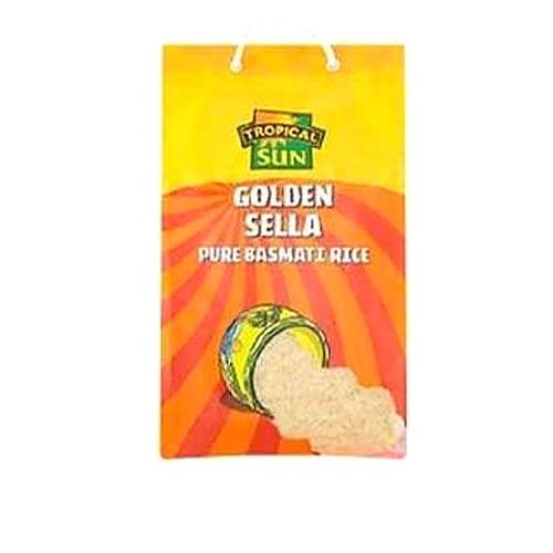 Tropical Sun Golden Sella Pure Basmati Rice 5kg - Pack Of 2