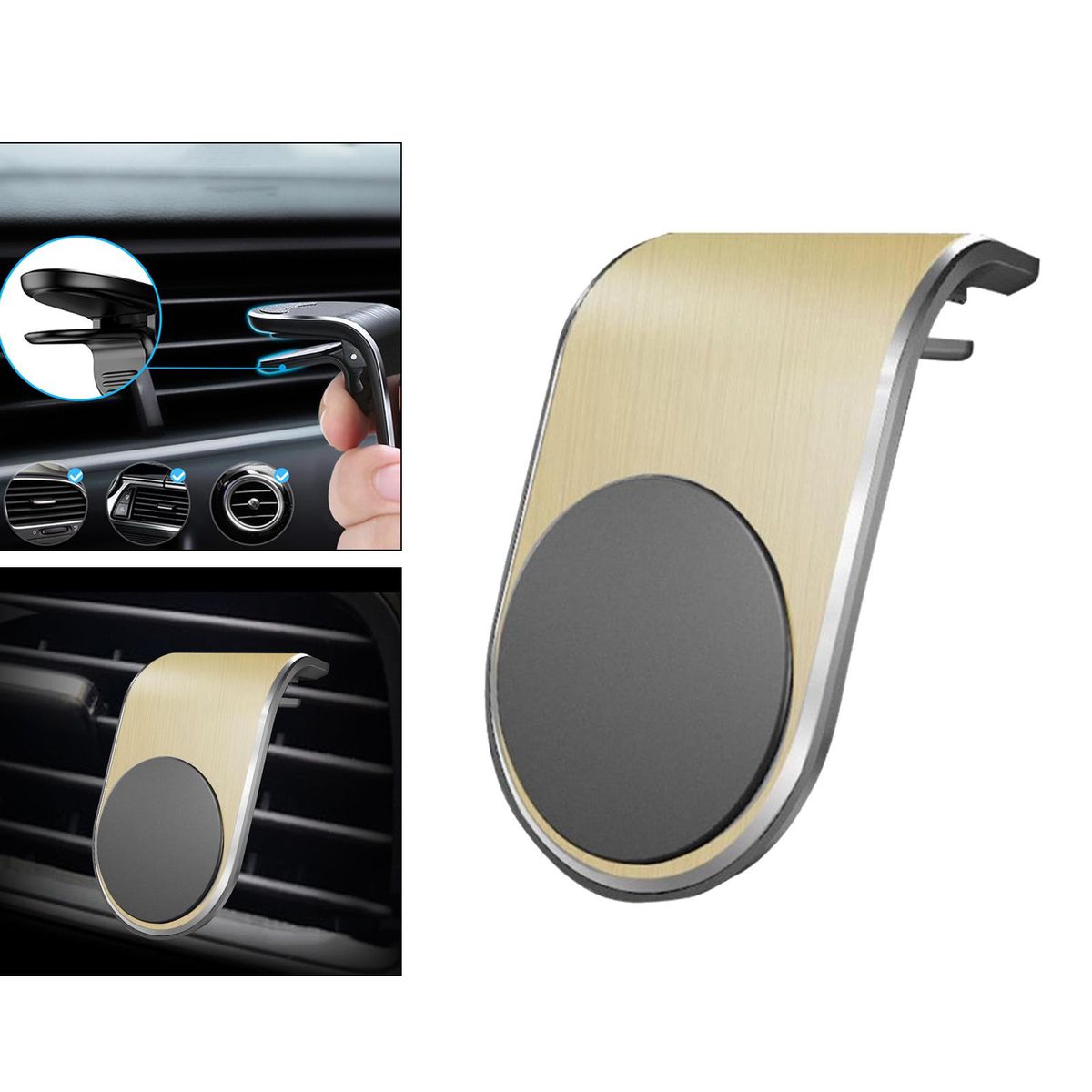 Sturdy Car Cell Phone Holder  Air Vent Clip Mount
