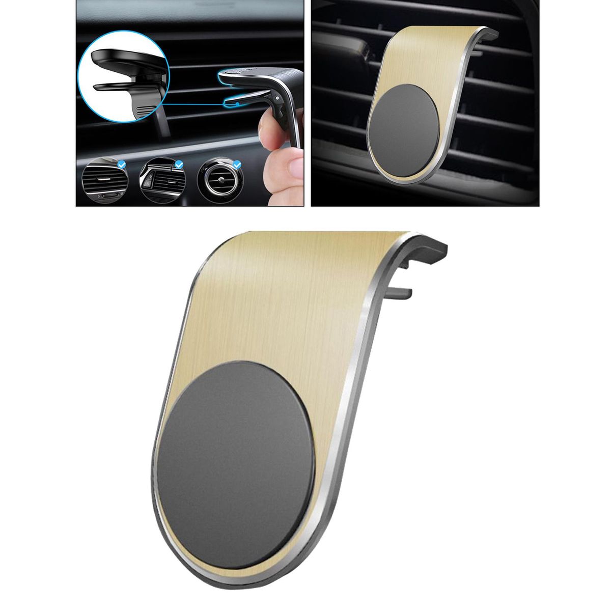 Sturdy Car Cell Phone Holder  Air Vent Clip Mount