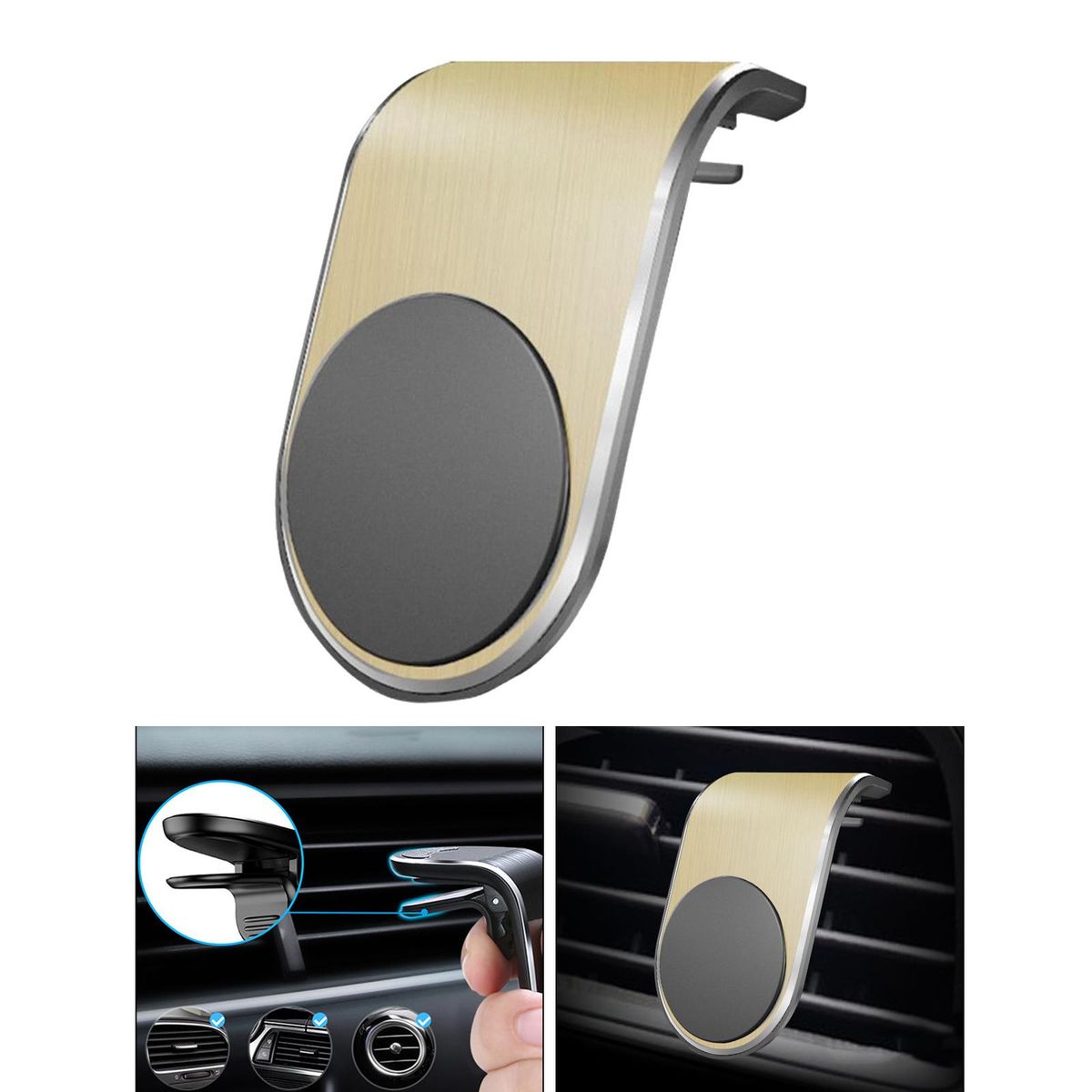 Sturdy Car Cell Phone Holder  Air Vent Clip Mount