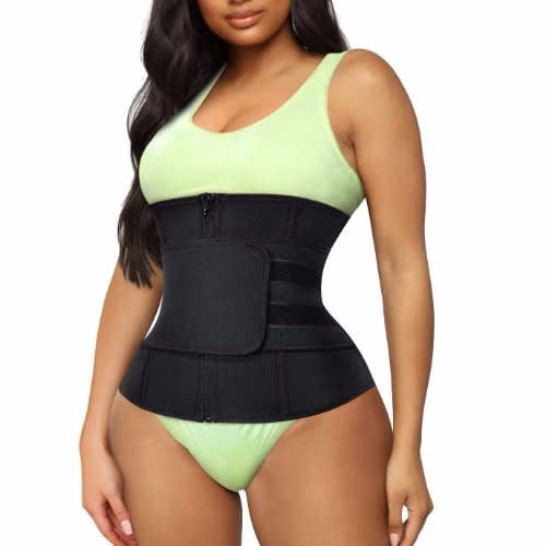 Waist Trainer Cincher /Tummy Control For Weight Loss - Black