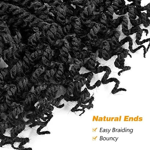Wavy Pre-twisted Senegalese Curly Twist Crochet Hair For Full Hair-do -300g