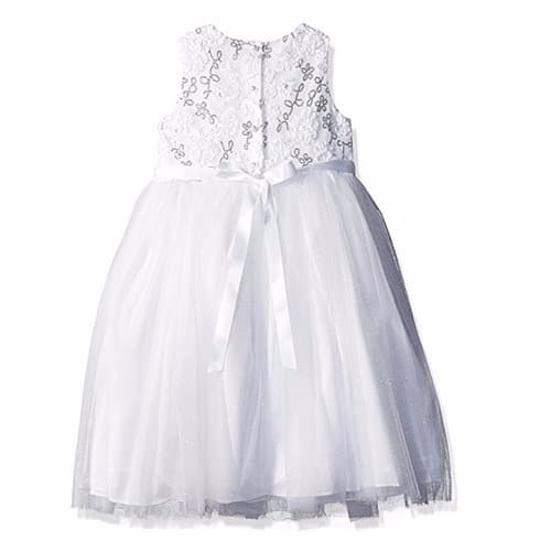 Girl's Special Occasion Flower Dress - White