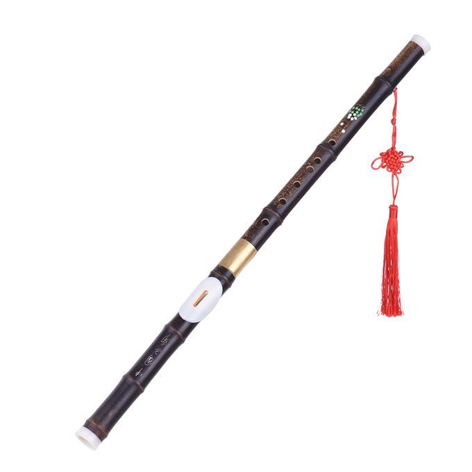Detchable Natural Black Bamboo Bawu Ba Wu Transverse Flute