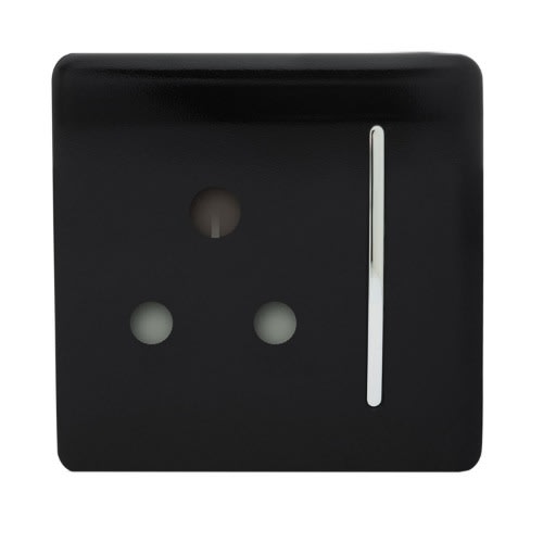 Uk 15A Black Socket