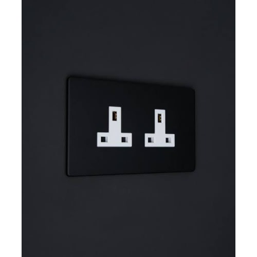 Jasmat Uk 13a Double Socket