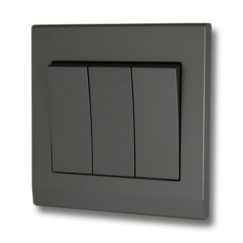 Jasmat Uk 3 Gang Switch