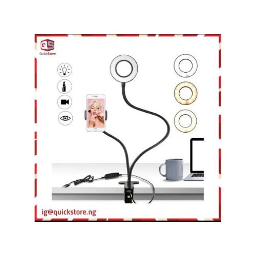 Wall Light Selfie Ring Light With Cell Phone Stand