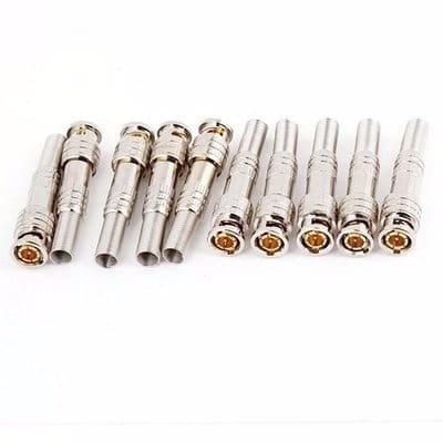 BNC CCTV Connectors - 10 Pcs