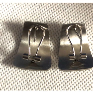 Silver Pure Steel Earrings