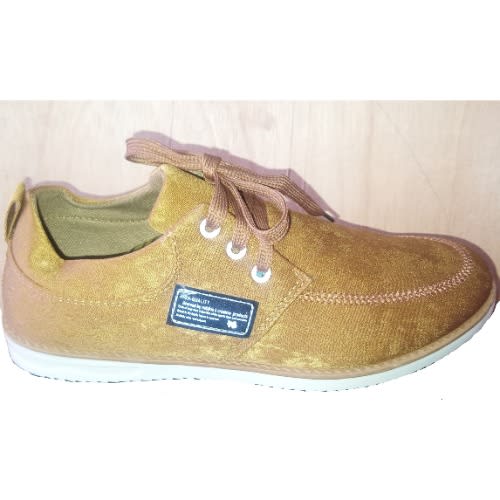 Men Casual Lace-up Suede Shoe - Brown
