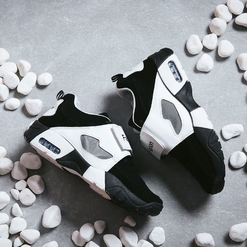 Fashion Sneakers - White & Black