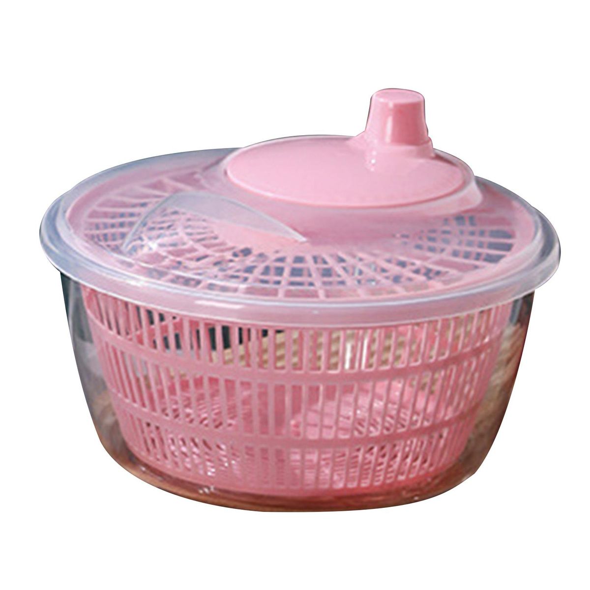 Thoroughly Draining Vegetable Basket Quick Drain Salad for Vegetables Pink