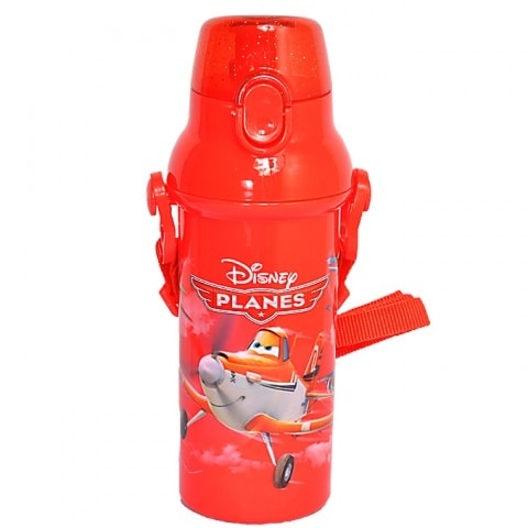 Plane Plastic Water Bottle - Red