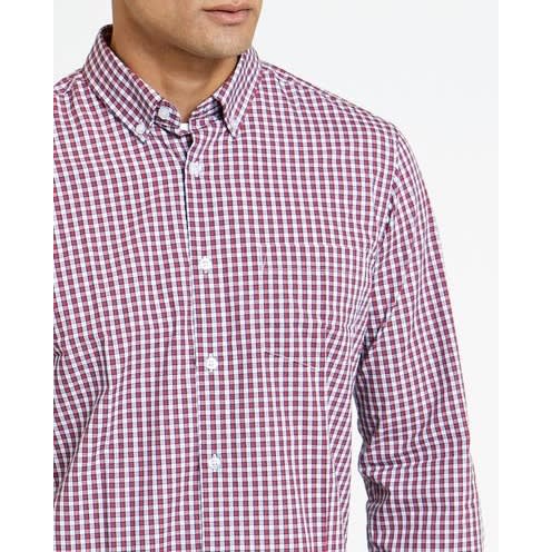 Regular Fit Long Sleeve Gingham Shirt