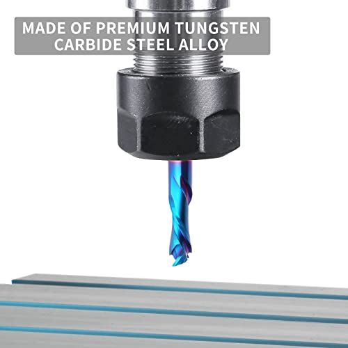 EANOSIC Spiral Router Bits Up Down Compression Bit 12 Inch C