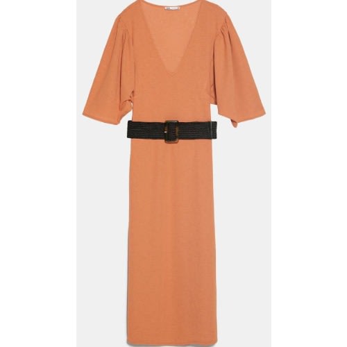 Belted Midi Dress