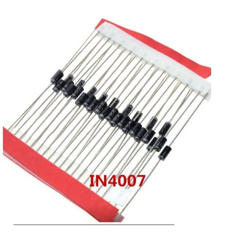 100pcs 1000v Diode 1n4007 Plastic Silicon Rectifier
