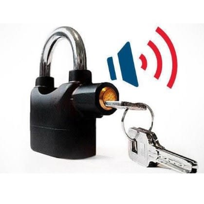Security Alarm Siren Padlock