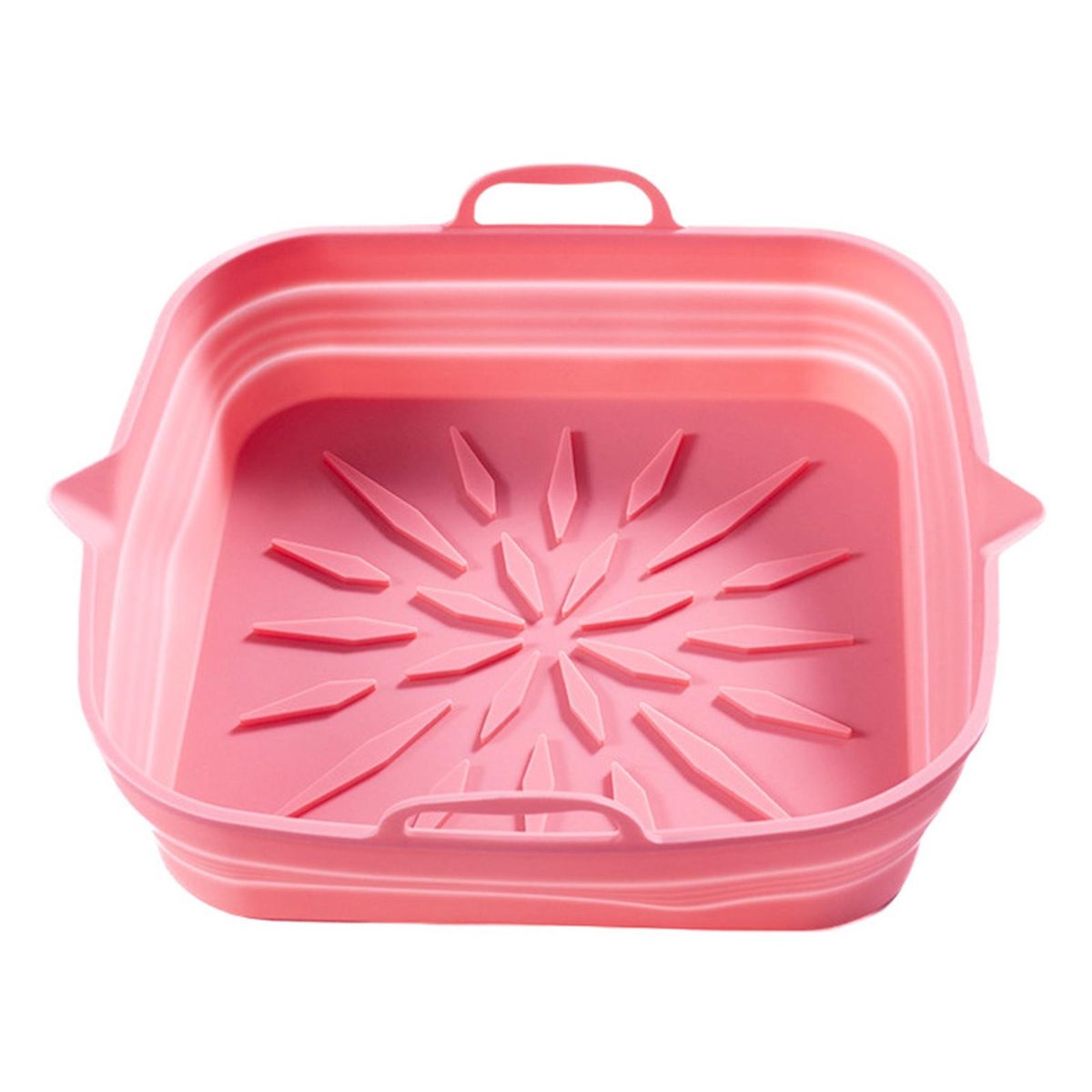 Fryer Basket Heat-resistant Liner Basket Pan Pad Pink