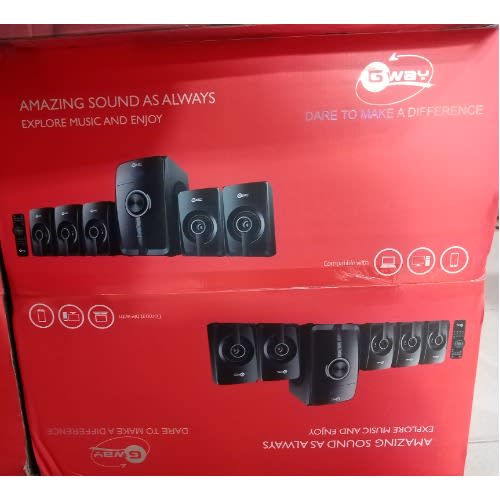 Gs-mark V 5.1 Multimedia Speaker System+bluetooth Enabling