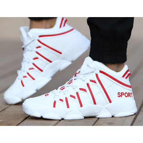 New Trendy Sports Sneakers - Red/White