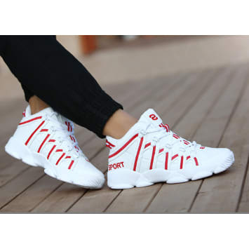 New Trendy Sports Sneakers - Red/White