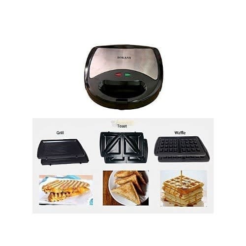 3 In 1 Waffle Maker And Sandwich