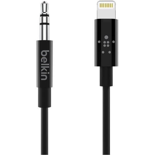 Audio Cable With Lightning Connector - 3.5mm - Black