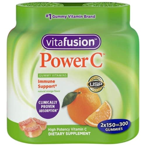 Vitafusion Power C Gummy Vitamins, Orange Flavor -2 x 150 Gummies (2in1 pack)