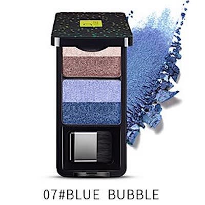 Pudaier 4-colors Shimmer Eyeshadow - 07# - Blue Bubble