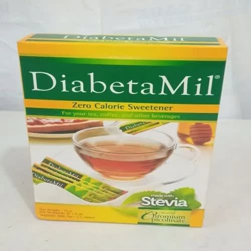 Diabetamil Zero Calorie Sweetener Made With Stevia -50 Stickpack