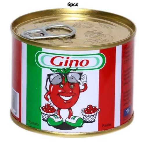 Canned Tomatoes Paste - 6pcs