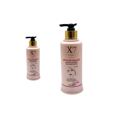 X7 Pure organics  White Glow lotion 2pcs
